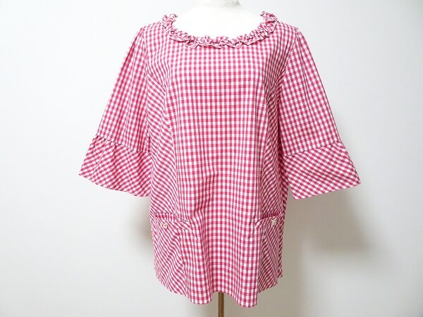ギンガムチェックとフリルが可愛い｜ローズティアラのチュニックを買取しました