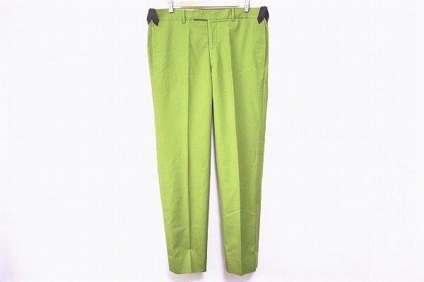カジュアルシーンに!エルメスの黄緑色コットンパンツ!買取させて頂きました