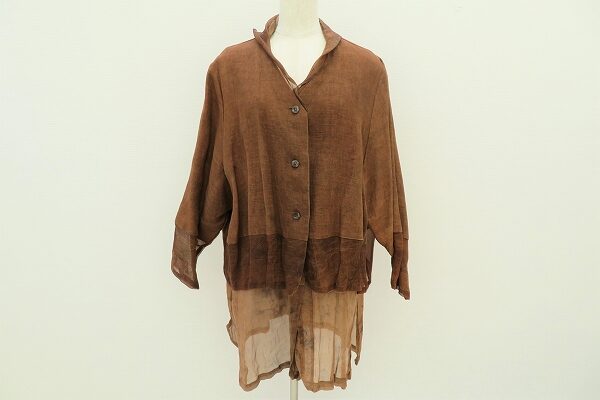 渋めのブラウンがレア|群言堂 石見銀山 セットアップを買取しました