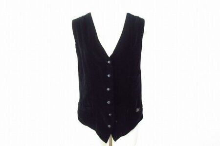 ブラックベロアのベストを買取！イタリヤ