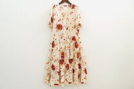 ケーキ柄の淡色ワンピを買取しました！ピンクハウス