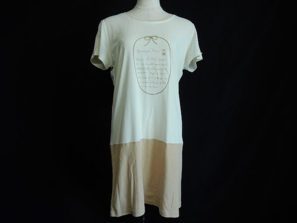 白とベージュで優しい印象に|ピッコーネのチュニックを買取しました