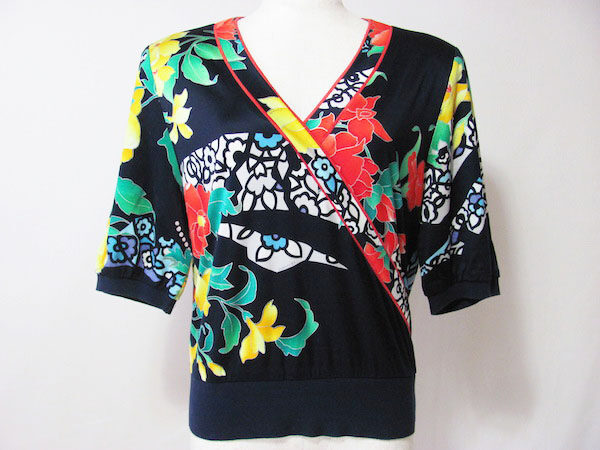 オリエンタルな美しさ！レオナールのカットソーを買取させて頂きました