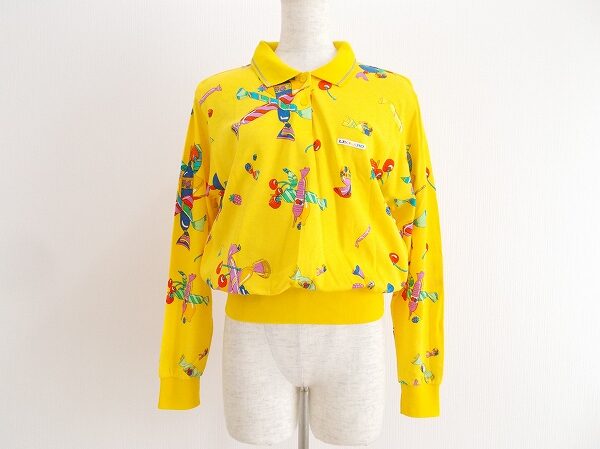 鮮やかイエローで元気な印象に｜レオナールスポーツのポロシャツを買取しました