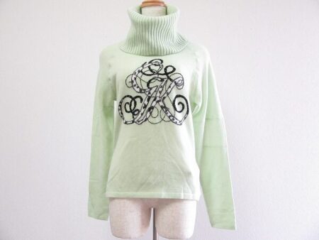 ブランドロゴのタートルネックニットを買取させて頂きました！イタリヤ