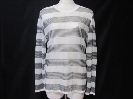 モノトーンボーダーカットソーを買取！イタリヤ