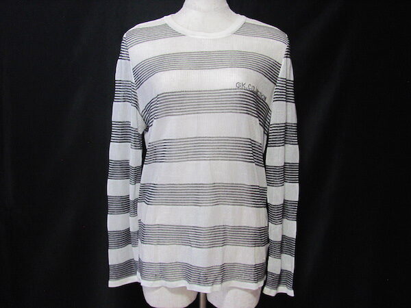 モノトーンボーダーカットソーを買取！イタリヤ