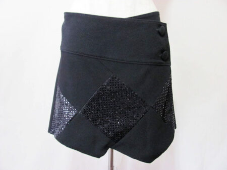 ちりめん×ラメの異色コラボが新しい|詩仙堂のミニスカートを買取しました
