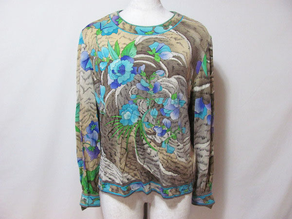 絹混合で上級スタイル！レオナールのカットソーを買取しました