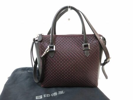 レアなボルドーカラー｜インデンヤのハンドバッグを買取しました