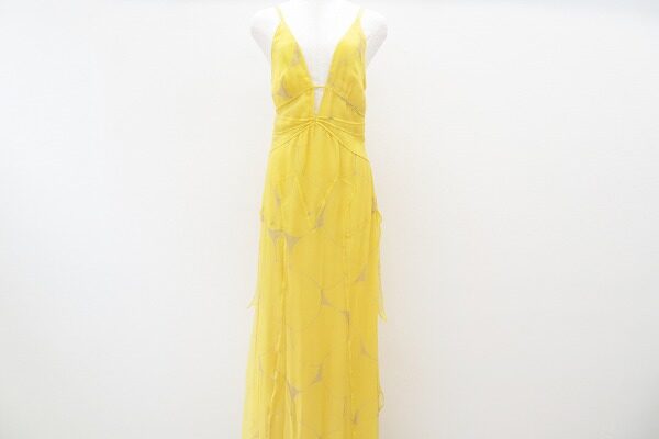華やかイエローが素敵なグッチのワンピースを買取しました