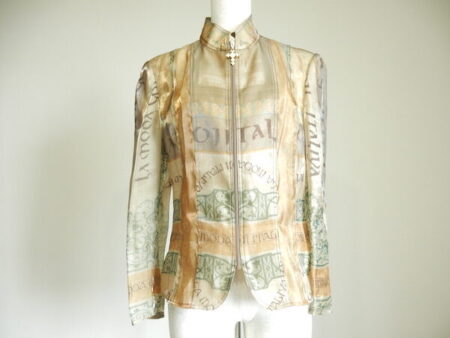 輝かしい雰囲気漂う｜伊太利屋のジップアップカーディガンを買取しました