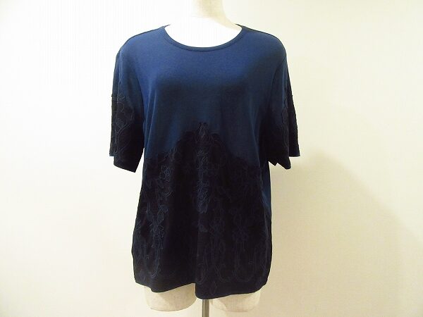 花柄刺繡が綺麗なレリアンのタグ付きTシャツを買取させて頂きました