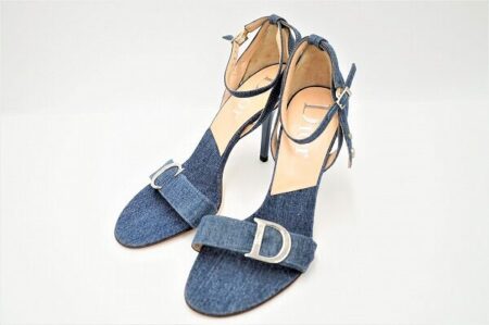 デニム素材が可愛い｜クリスチャンディオールのサンダルを買取しました