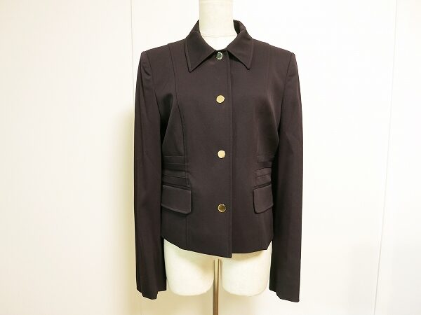 ボルドーのハンサムジャケットを買取!グッチ