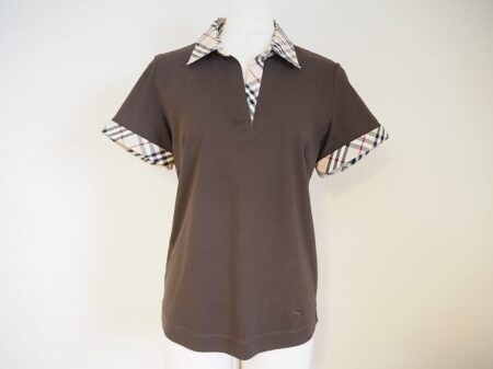 バーバリーチェックの部分使い！ ポロシャツを買取させて頂きました