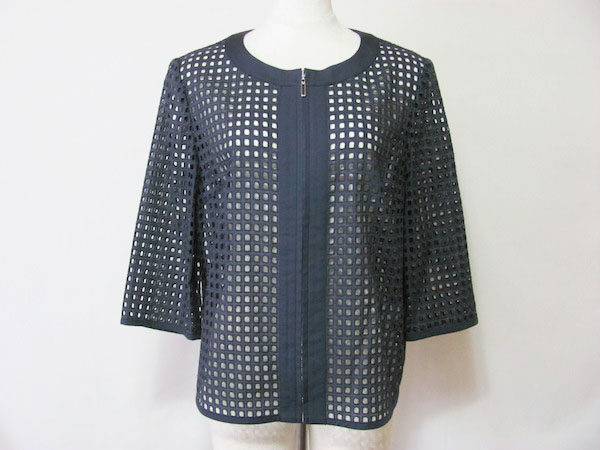 お洒落カットワークで一捻りジャケットを買取!レリアン