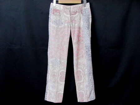 伊太利屋のフェミニンなペイズリー柄パンツを買取させて頂きました