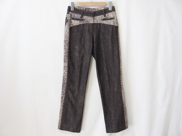 伊太利屋よりライン使いのヒョウ柄パンツを買取！