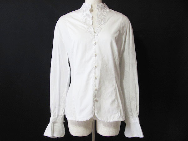 パール調ボタンが煌びやか！クリスチャンディオールのブラウスを買取しました