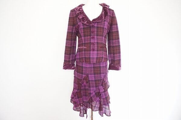 上質ローズがエレガント|ハナエモリのセットアップを買取しました