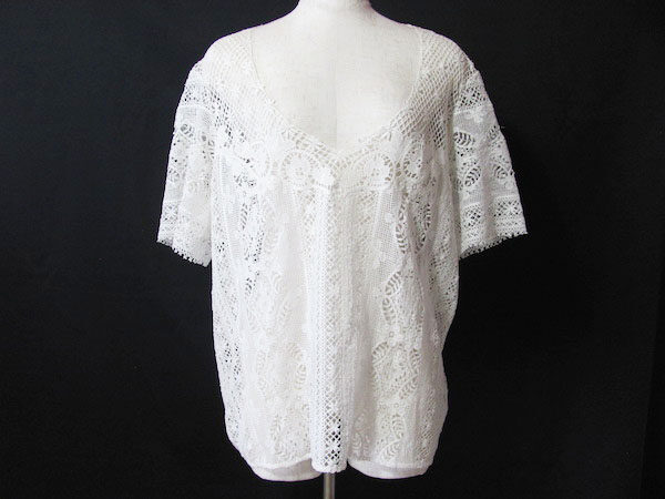 かぎ編みレースが繊細｜ポロラルフローレンのカットソーを買取しました