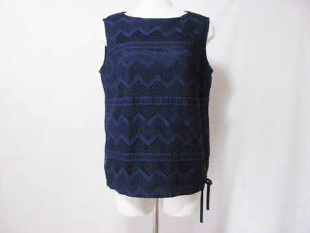 レリアンのメッシュタンクトップ・ネイビーを買取