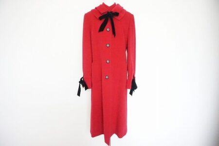 ジュンアシダのつけ襟付きロングコートを買取させて頂きました