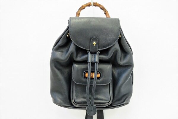 グッチのレザー・ミニリュックを買取させて頂きました