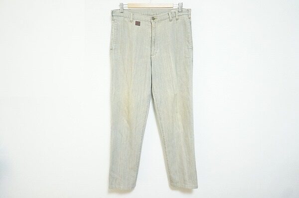 明るすぎず地味すぎない！パパスのグレーパンツを買取しました