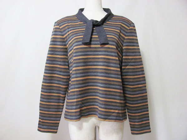 綺麗目カジュアルなボーダーニット！レリアン