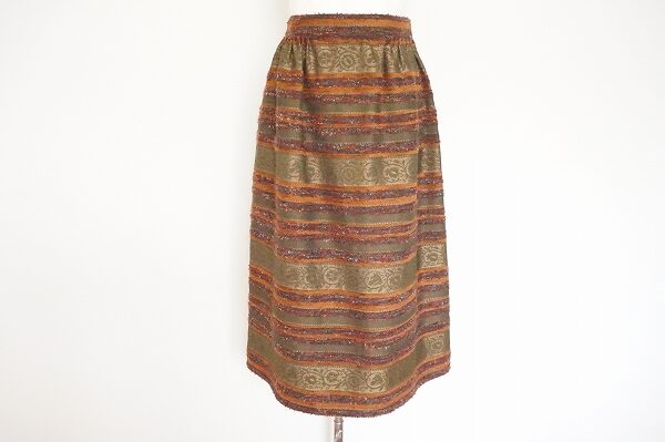 ゴブラン風がシック｜ミスアシダのスカートを買取しました