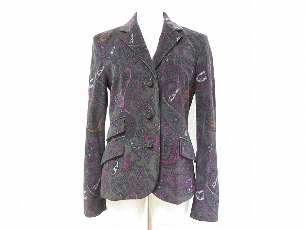 さりげないペイズリー柄でおしゃれに|エトロのジャケットを買取しました