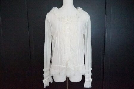 ピンクハウスのインナー付シースルーブラウスを買取させて頂きました