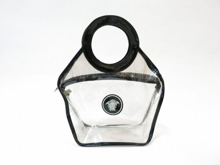 透明でスポーティな印象に｜ジャンニヴェルサーチ のハンドバッグを買取しました