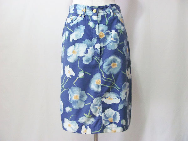 落ち着いたお花が見事なソニアリキエルジーンズのスカートを買取しました