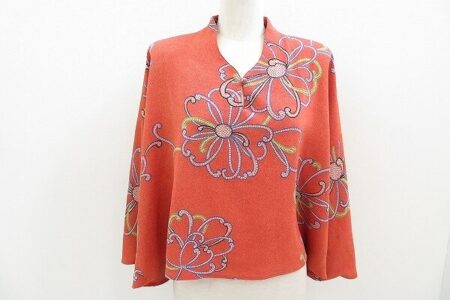 和風の花柄がお洒落！詩仙堂のカットソーを買取させて頂きました