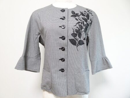 花柄の五分袖ジャケットを買取！レリアン