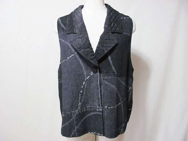 デニム柄ノースリーブジレを買取！詩仙堂