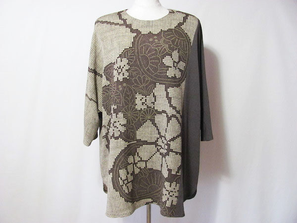 詩仙堂の和柄、組み合わせチュニックを買取させて頂きました