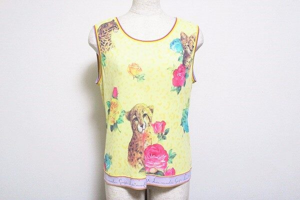 可愛いアニマル柄にうっとり|伊太利屋のカットソーを買取しました