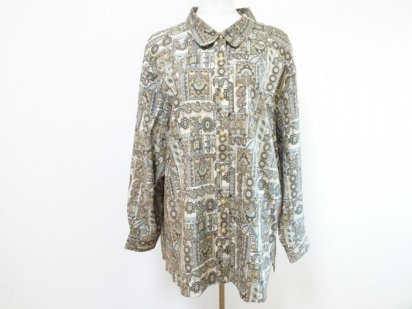 レリアンのペイズリー柄シャツを買取させて頂きました