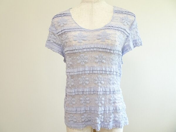 清らかな水色がポイント！バラ色の暮しのカットソーを買取しました