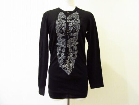 レースのようなペイズリー柄が素敵｜コムデギャルソンのカットソーを買取しました