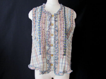 淡いカラーとフリルの相性抜群｜ノンノンドールのカットソーを買取しました