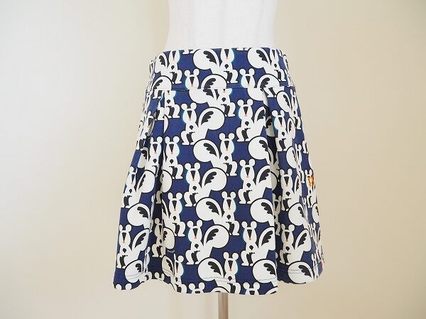 ポップなリス柄がキュート|パーリーゲイツのスカートを買取しました