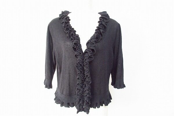 フリルとラメのバランスが尊い｜トクコのカーディガンを買取しました