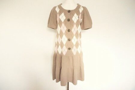アーガイルが可愛い！バーバリーブルーレーベルのワンピースを買取しました