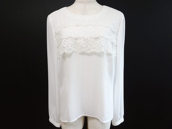 可愛らしさを取り入れつつ涼しくさわやか｜レリアンのブラウスを買取しました