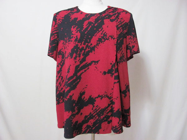 黒×赤のハンサムなバイカラーカットソーを買取！詩仙堂